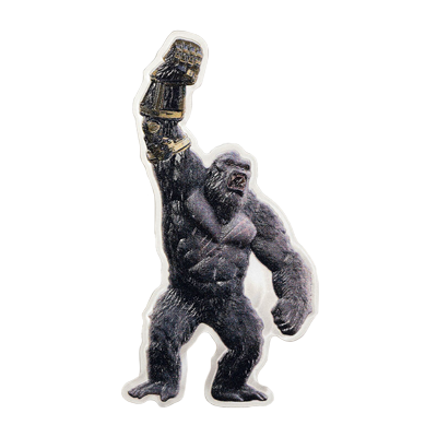 A picture of a Pièce d’argent de 1 oz à l’effigie de King Kong – Le nouvel empire